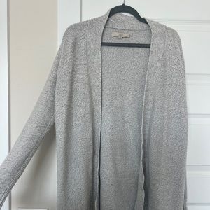 Gray loft cardigan